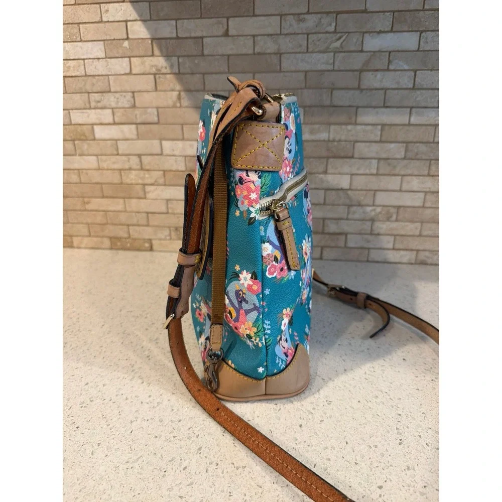 Disney Dooney & Bourke Epcot Flower Garden Festival 2016 Crossbody Bag Figment